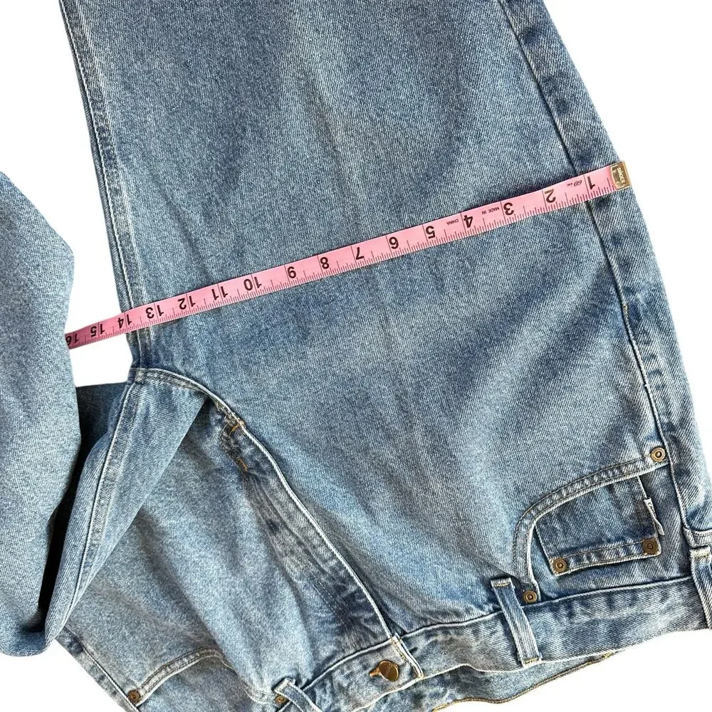 Carhartt B18 Traditional Fit Tapered Denim Jeans Stonewash Medium Blue 40x30